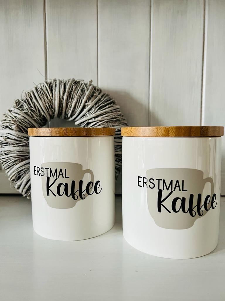 Keksdose Kaffeedose Erstmal Kaffee