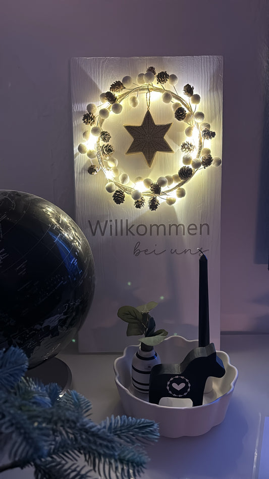 Willkommensschild - Herzlich willkommen bei uns